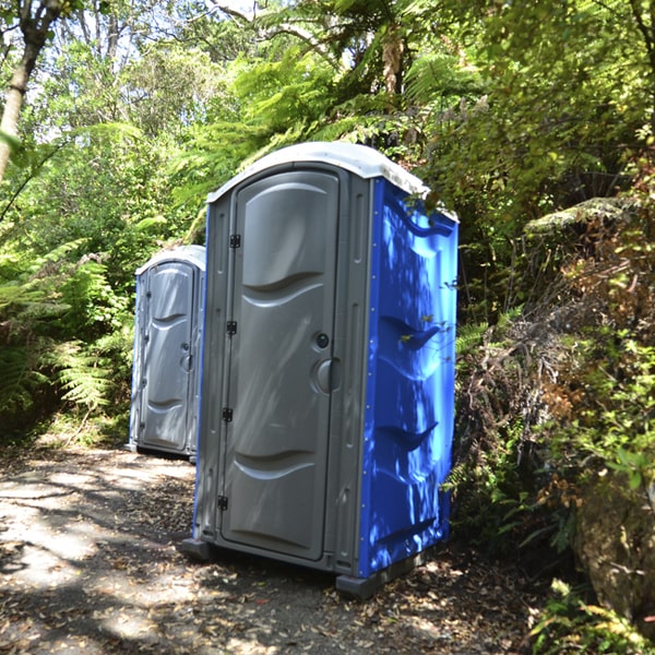 how often are construction portable toilets serviced